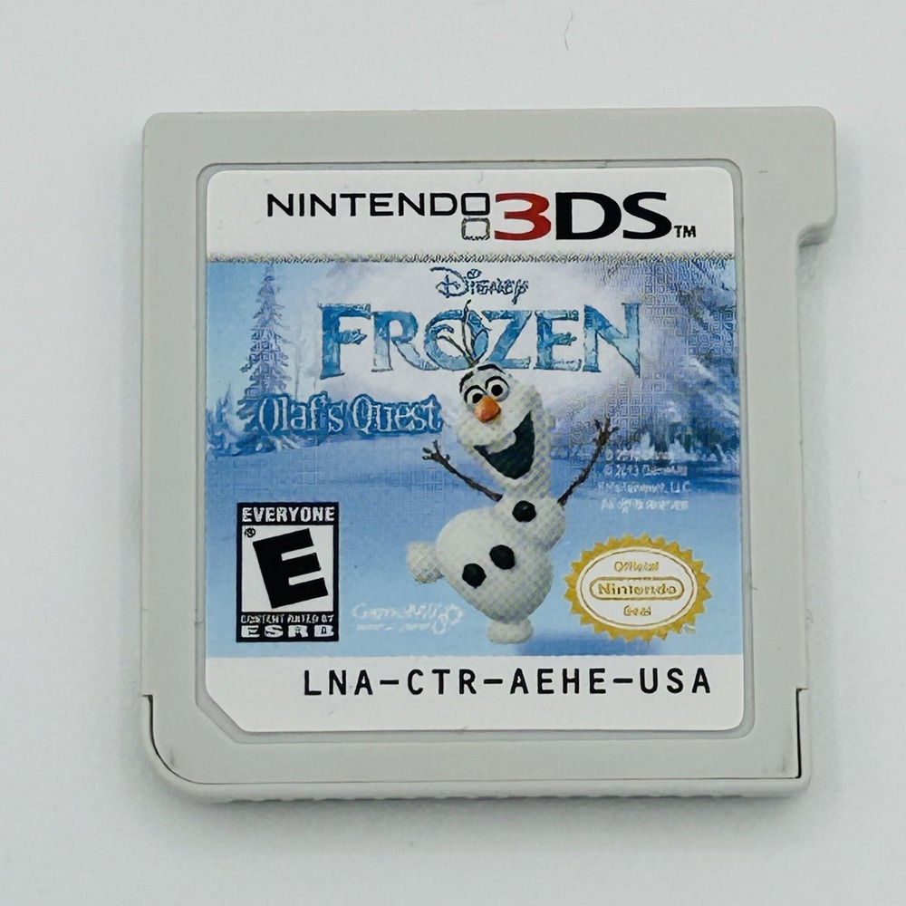 Disney Frozen Olaf's Quest Nintendo 3DS Cartridge Only ESRB E LNA-CTR-AEHE-USA